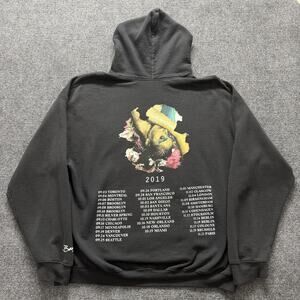 Banks Hoodie Sweatshirt Mens XL Black III 2019 Tour Dates Graphic Music Pullover